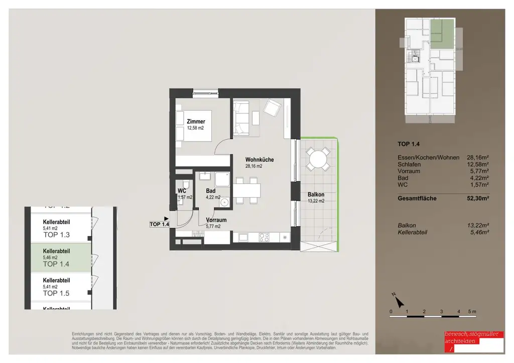 Helle 2-Zimmer-Wohnung mit Balkon – Erstbezug in Top-Lage